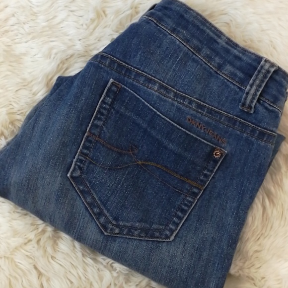 Dkny Denim - DKNY Flare Soho Jeans Size 12 Short